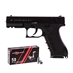 Zoraki 917 schwarz-chrom Schreckschusspistole 9 mm P.A.K. inkl. 50 Platzpatronen Bild 2