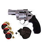 Zoraki R1 Schreckschussrevolver 2,5 Zoll Chrom 9mm R.K. im Holster-Set Bild 2