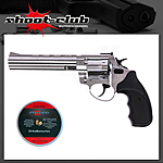 Zoraki R1 Schreckschussrevolver 6 Zoll Chrom 9mm R.K. - Set Bild 2