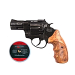 Zoraki R1 Shiny Schreckschussrevolver 2,5 Zoll schwarz 9mm R.K. - Set Bild 2