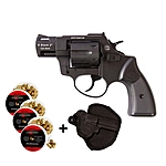Zoraki R2 Schreckschussrevolver 2 Zoll Schwarz 9mm R.K. - Holster-Set Bild 2