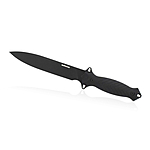 enforcer Full-Tang Hannibal Messer 16,5 cm lange Klinge - Black Edition Bild 2