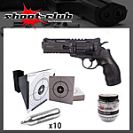  CO2 Revolver - UX Tornado / 4,5mm BB's / shoot-club Sparset Bild 2