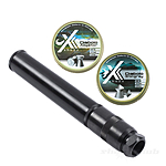 shoXx Luftdruckwaffen Schalldaempfer mit Universal Adapter und Diabolos Bild 2