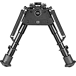 shoXx Zweibein Bipod 15-23cm Aluminium mit Schwenk-Basis schwarz Bild 2