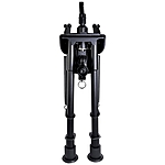 shoXx Zweibein Bipod 23-33cm Aluminium Schwenkbar Podloc schwarz Bild 2