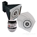 shoot-club Trichterkugelfang + 100 Zielscheiben + 5.000 Stahlkugeln 4,5mm BB Bild 2