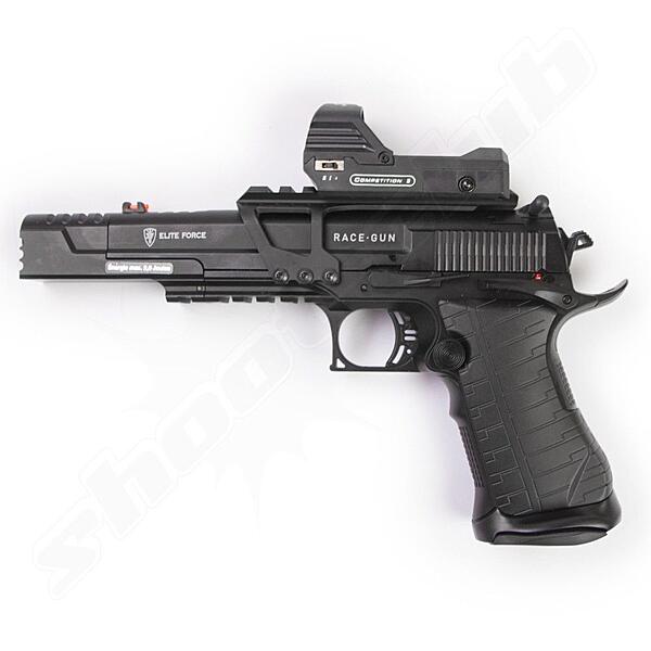 Elite Force Race Gun Softair Pistole Co2 Gbb 6 Mm 2 Joule Visier