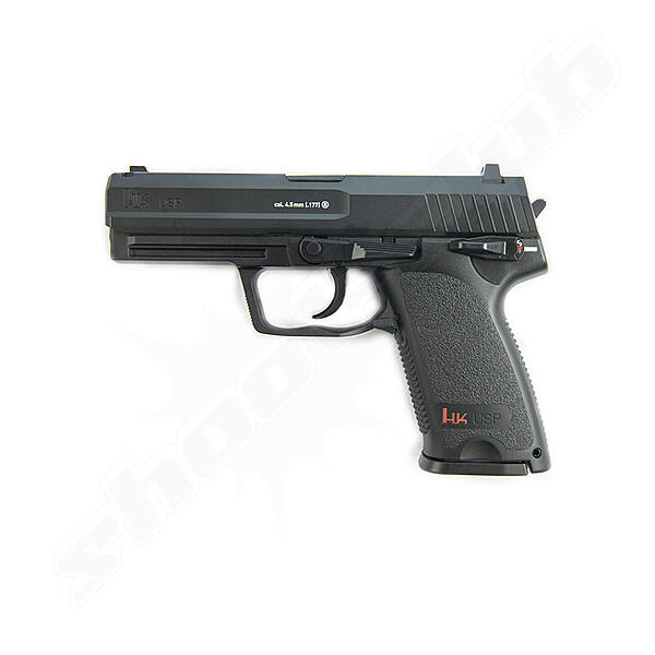 H K Usp Co2 Pistole Bruniert 4 5 Mm Stahlkugeln