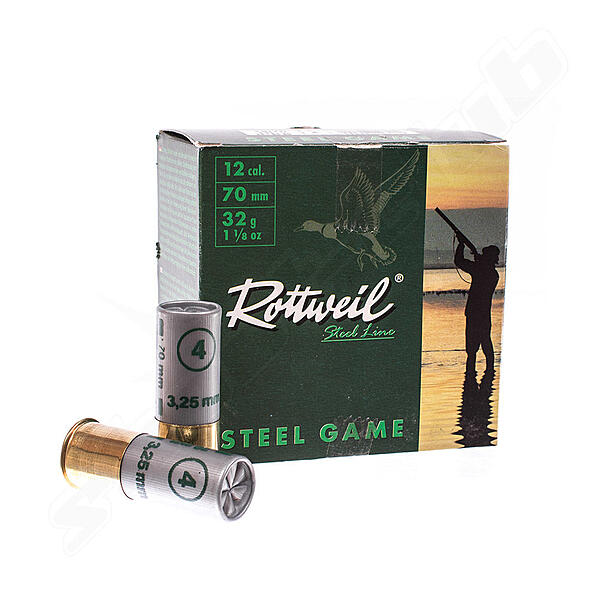 Jagd Schrot Rottweil Steel Game 12 70 3 25 Mm
