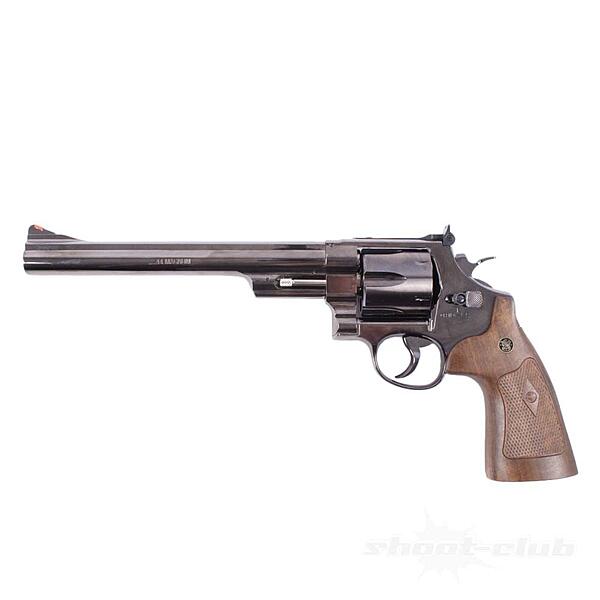 Smith & Wesson M29 Co2 Revolver 8 3/8 Zoll 4,5mm Stahl BB im shoot