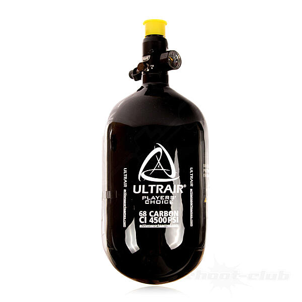 Ultrair HPATank, 1.1 liter, 68 ci, 4500 psi carbon, inklusive Vorregulator