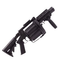 ASG Multiple Airsoft Grenade Launcher 6 Schuss Schwarz
