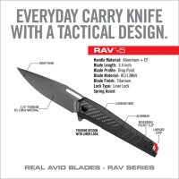 Real Avid RAV-5 Klappmesser titan carbon