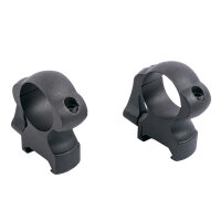 shoXx PSM Montageringe Ø 25,4mm High für 21mm Weaver-/Picatinny-Schiene Stahl Schwarz