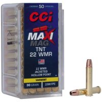 CCI Maxi-Mag JHP .22WMR 30Grs. 50 Schuss Kleinkaliber...