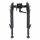 shoXx Zweibein Bipod 19-23,5cm Aluminium neig- & schwenkbar breiter Stand QD