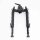 shoXx Zweibein Bipod 19-23,5cm Aluminium neig- & schwenkbar breiter Stand QD