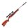 Remington Sabre Luftgewehr Federdruck Knicklauf 4,5mm Diabolo Holzschaft inkl. Zielfernrohr