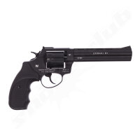 Zoraki R1 Schreckschussrevolver 6 Zoll Schwarz 9mm R.K. - Set