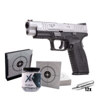 Springfield XDM bicolor CO2 Pistole Kal. 4,5mm Stahl BBs...