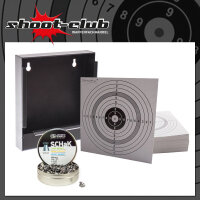 Set: Kugelfang + 120 Zielscheiben + JSB SCHaK Diabolos...