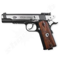 Colt Special Combat Classic CO2 Pistole 4,5mm BBs im Plinking-Set