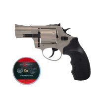 Ekol Viper 2,5 Zoll Schreckschussrevolver vernickelt +...