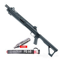 T4E T4E HDX Markierer .68 black SET mit Pepperballs+Co2