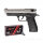 Ekol P92 Magnum Nickel Schreckschuss Pistole 9mm PAK Set