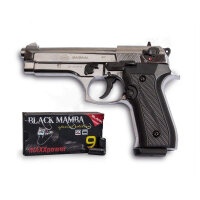 Firat Magnum chrom P.A.K + 50 Black Mamba Platzpatronen