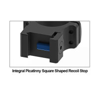 UTG Pro Scope Montageringe High Profile Ø 1 auf 22mm Picatinny-Schiene