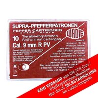 Wadie Supra Pfefferpatronen R PV - 120mg NV im Kal. 9mm