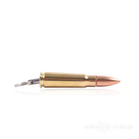 Copper & Brass Schluesselanhaenger AK 47 Patrone 7,62x39 Vollmantelgeschoss