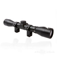 shoXx Zielfernrohr 4x32 Target Serie inklusive Montageringe