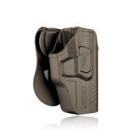 Cytac R-Defender Paddle Holster Tan Glock 19, 23, 32 Gen...