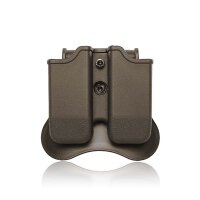Cytac Double Magazine Pouch Tan Paddle Glock Standard Frame