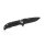 enforcer Klappmesser Mini Penta schwarz beschichtete Klinge, Griff mit Rubber Coating