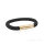 Copper & Brass Armband Bullet Band 9mm Patronenhülse Schwarz Gr L
