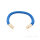 Copper & Brass Armband Bullet Band .40 S&W Patronenhülse Blau Gr M