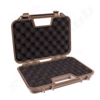 SRC Hard Case Waffenkoffer Pistolenkoffer 293 x 155 x 45mm tan