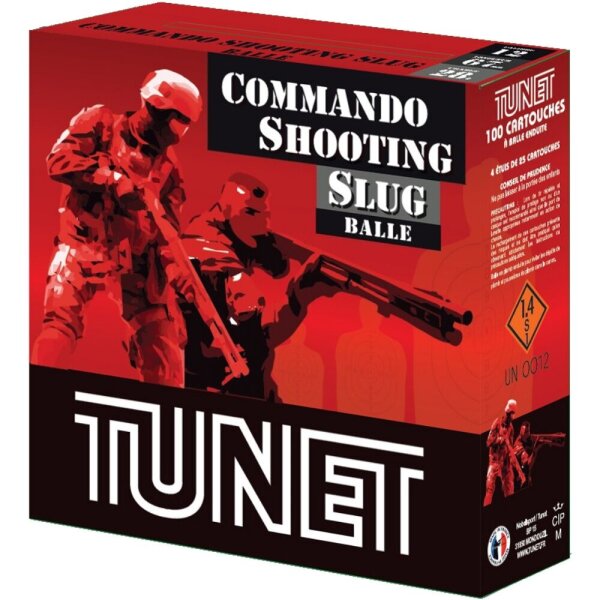 Tunet Commando Slug 28g 12/67,5 Flintenlaufgeschoss 100...